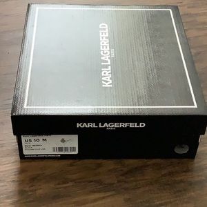 Karl Lagerfeld Black And Crystal Shoes